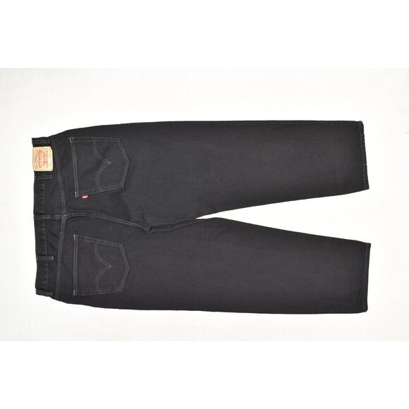 Levi's 550 Relaxed Fit Men's Black Denim Jeans Regular Size 42x30 100% Cotton - Picture 2 of 8